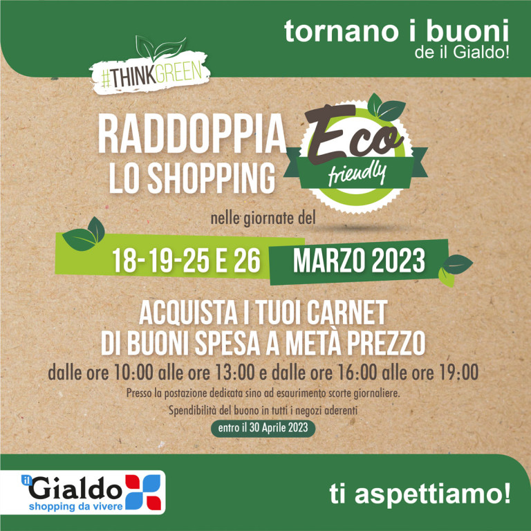 Raddoppia lo Shopping - Eco Friendly