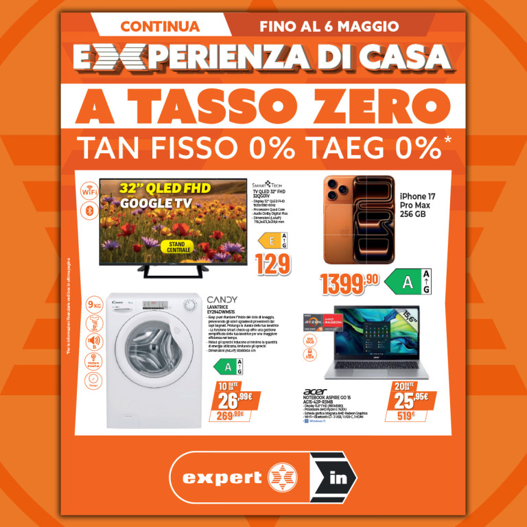 Expert In – Experienza di Casa a tasso 0