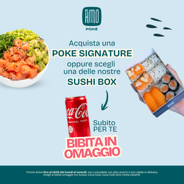 Amo Poké – Bibita in omaggio