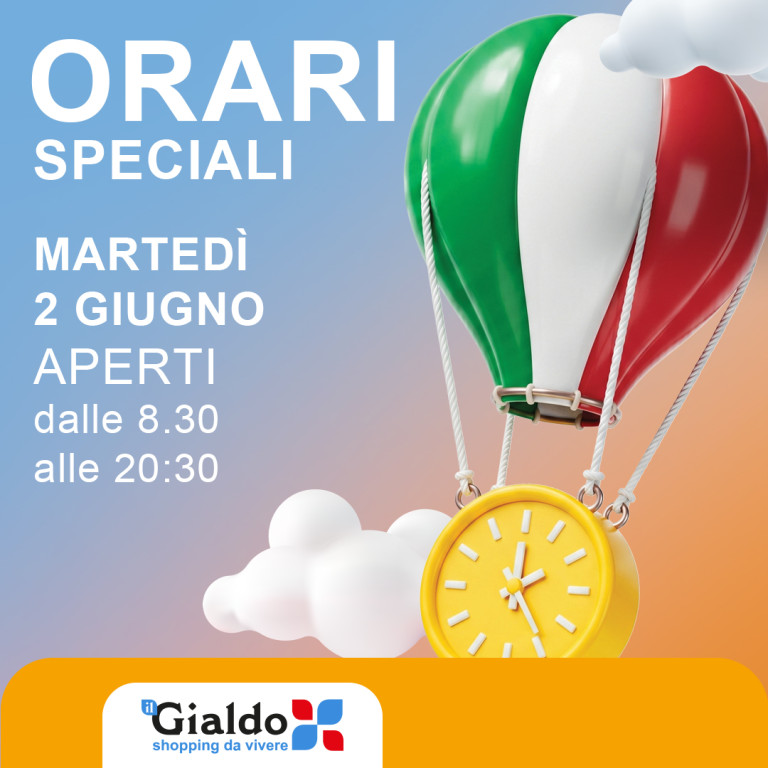 Orari speciali