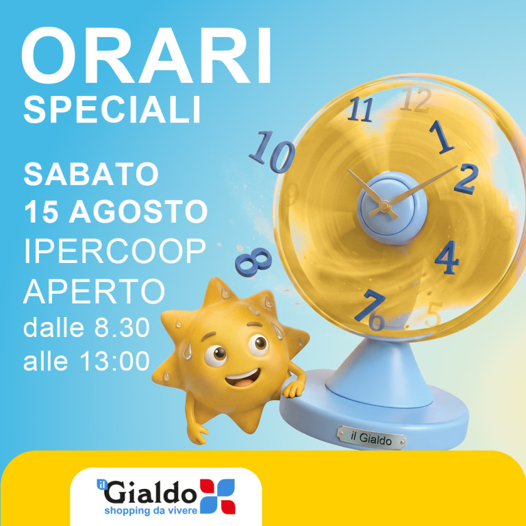 Orari speciali
