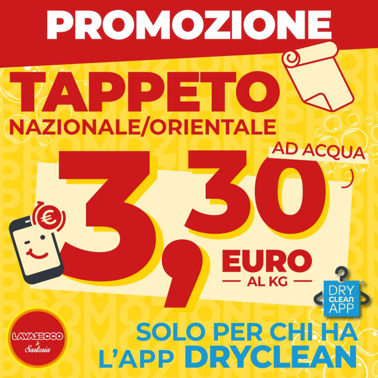 Lavasecco - Ottobre, il mese del TAPPETO!
